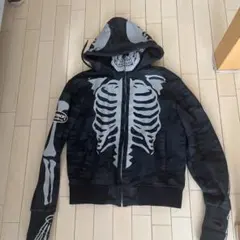 oops clothing vanson スケルトンデザイン パーカーのサムネイル