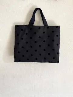 ma-koさま☆専用　ハンドメイドサブバッグ　シャンタンドット　トートバック