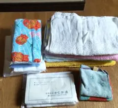 古タオル 新品タオル まとめ売り18枚 粗品 ノベルティ