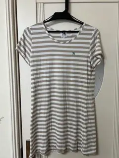 アーノルドパーマータイムレス ストライプ 半袖ミニワンピース