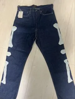 【入手困難・新品完全正規品】KAPITAL スカルボーンデニムパンツ　34のサムネイル