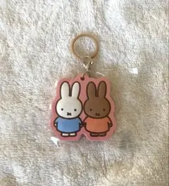 【ミッフィーめじるしラバーチャーム】 ミッフィー&メラニー