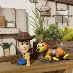 こっちむいてFig. トイ・ストーリー　ウッディ　スリンキー　ガチャ