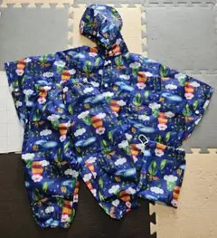 DADWAY レインコート カラフルデザイン 100cm