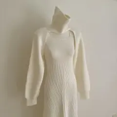 2WAYニットワンピース セットアップ