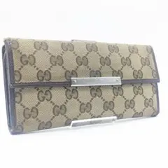 ⭐美品⭐GUCCI グッチ GG柄 GGキャンバス 長財布 二つ折り ハイブラ