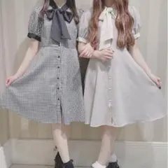 evelyn バイカラーリボンop