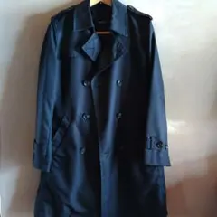 COMME CA ISM 黒 トレンチコート