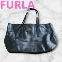美品 FURLA フルラ Joann レザーハンドバッグ ブラック A4 - メルカリ