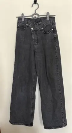 INGNI ウエストデザインワイドデニムパンツ