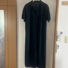 ユニクロ　レースニットワンピース　モスグリーンXXL