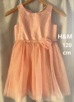 H&M ワンピース　ピンク　ドレス 120cm