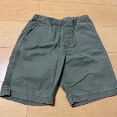 UNIQLO キッズ　半ズボン 130cm オリーブグリーン