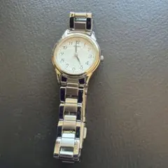 セイコー アナログ時計 シルバー/ブラック