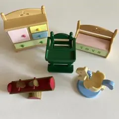 平成レトロ 初期 シルバニアファミリー ベビーダンス チェスト 遊具 セット