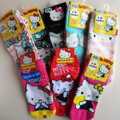 HELLO KITTY ソックス 23-25cm(6足)22-24cm(2足)