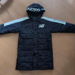 new balance ベンチコート 130cm 黒　美品　シミなし