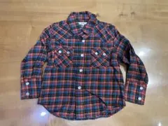新品　ships シップスキッズ　90 チェック柄　長袖シャツ　ネルシャツ