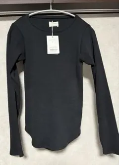 【新品】タグ付き ungrid バックオープンフィットロングスリーブTee F