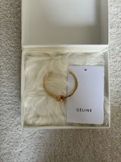 4045 激レア☆CELINE セリーヌ ノットバングル ゴールド - メルカリ