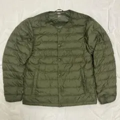 ユニクロ　ウルトラライトダウン　インナーダウン　カーキ　M