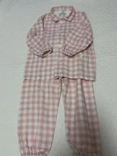 最終お値下げ　無印良品 長袖パジャマ 90のサムネイル