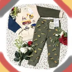 総柄トレーナー