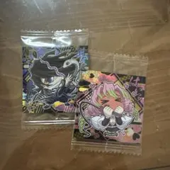 鬼滅の刃ディフォルメシールウエハース 其ノ十四 伊黒小芭内 甘露寺蜜璃