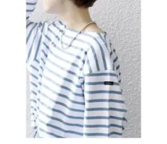 美品【SHIPS any別注】Le minor: ボーダー TEE ルミノアのサムネイル