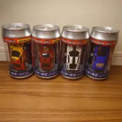 ハピネット　ラジコン　缶入りミニカー4台セット 1/64