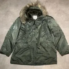90s USA製 ALPHA INDUSTRIES N-3B フライトジャケット