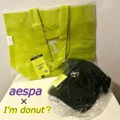 aespa × I'm donut? コラボ トートバッグ キャップのサムネイル