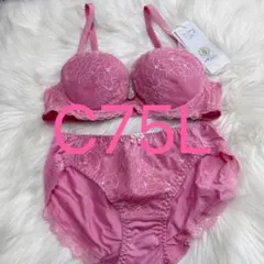 トリンプ ブラ＆ショーツセット パッド付き ライトピンク C75L