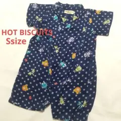 ホットビスケッツ ビーンズくん トンボ カブトムシ 甚平 オール ロンパース