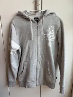 00s old STUSSY ジップパーカー ボーダー y2k 平成 グランジ - メルカリ