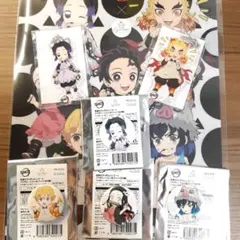 鬼滅の刃 円山ジェラート　アクリルキーホルダー ファイル　バッジ7点セット！