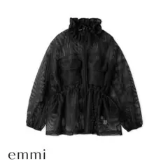 美品　emmi atelier ワッシャーブルゾン ブラックのサムネイル