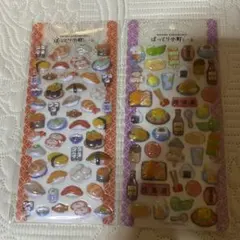 カミオジャパン☆ぽってり小町シール☆ ポップな和食シールセット居酒屋とお寿司