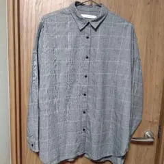 AMERICAN HOLIC 綿ビエラドルマンチェックシャツ グレンチェック M