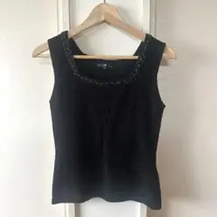 オンワード タンクトップ ブラック