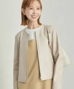 ロペピクニックノーカラーレザージャケットのサムネイル