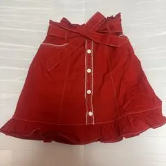 シークレットハニー スカート 赤