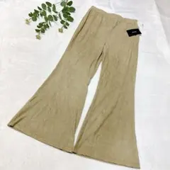 CHIP CLIP【新品】ブーツカットパンツ　グリーン　Ｌ　ウエストゴムのサムネイル
