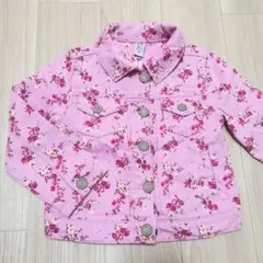 baby gap 花柄 ピンクパープル ジャケット 95cm