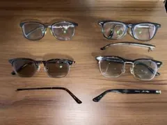 メガネ4個セット〔度付きメガネ〕