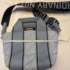 グレー キルティング ショルダーバッグ