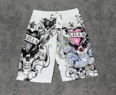 Ed Hardy エドハーディー スカル ショートパンツ ハーフパンツ アメカジのサムネイル