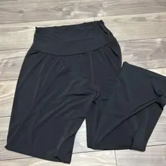 【SOOJUNG】マタニティ　パンツ 黒　パジャマ　L LL フリー
