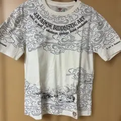 爆烈爛漫娘 Tシャツ 仏画 和柄 ホワイト 40のサムネイル