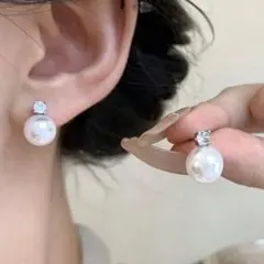 パールピアス シンプル 一粒パール 卒園式 入学式 結婚式 フォーマル 上品